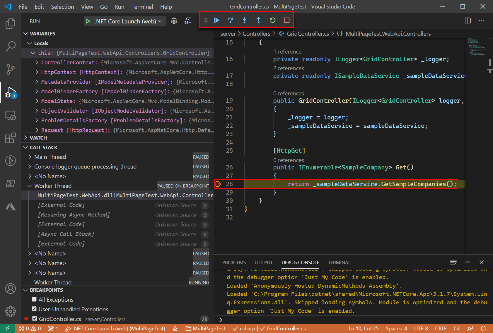 Visual Studio Debug Multiple Asp Net Core Projects In Vs And Iis Hot